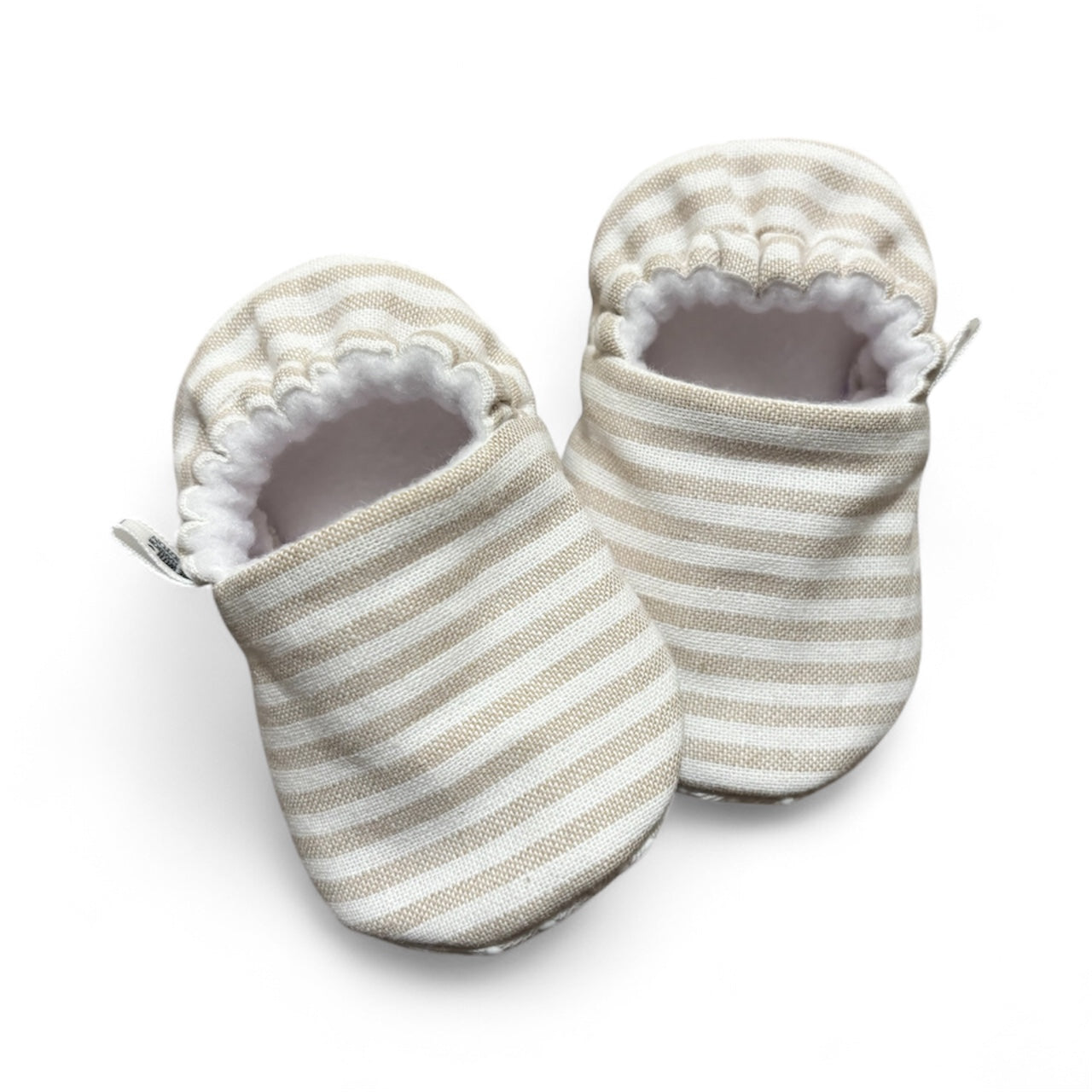 Stripes - beige+white